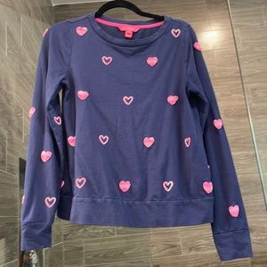 Lilly Pulitzer heart pullover